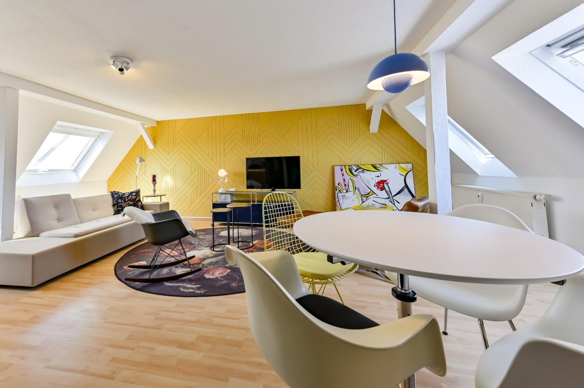 Premium Quartier Clara , Karl Und Fritz Auf Dem Kassberg Mit Eigenem Stellplatz Leilighet Chemnitz Rom bilde